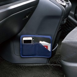 Japan Bonform Blue Leather Miscellaneous Bag Multi Function Multi Purpose Storage Bag Card Holder