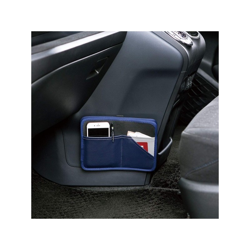 Japan Bonform Blue Leather Miscellaneous Bag Multi Function Multi Purpose Storage Bag Card Holder
