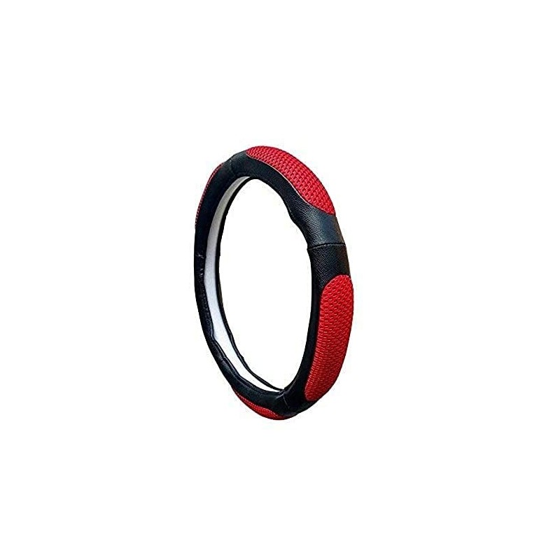 Ultimate Black Red Ring Type Car Steering Wheel Cover