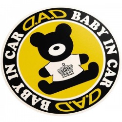 Made In Japan Dad Car Sticker Baby In Car Baby Reflective Magnet Sticker