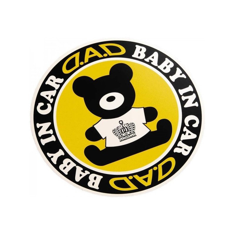 Made In Japan Dad Car Sticker Baby In Car Baby Reflective Magnet Sticker