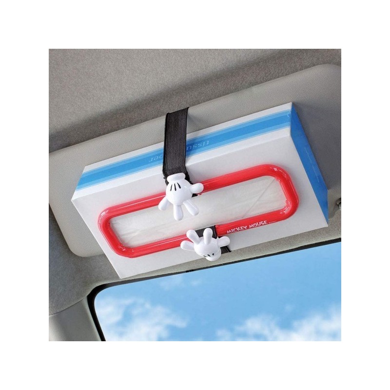 Japan Napolex Mickey Mouse Car Tissue Box Multi Purpose Storage Rack