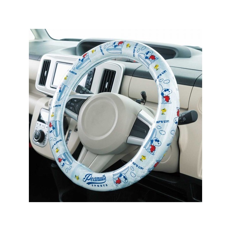 Japan Bonform Car Snoopy Surfing Steering Wheel Cover And Steering Ring Cover