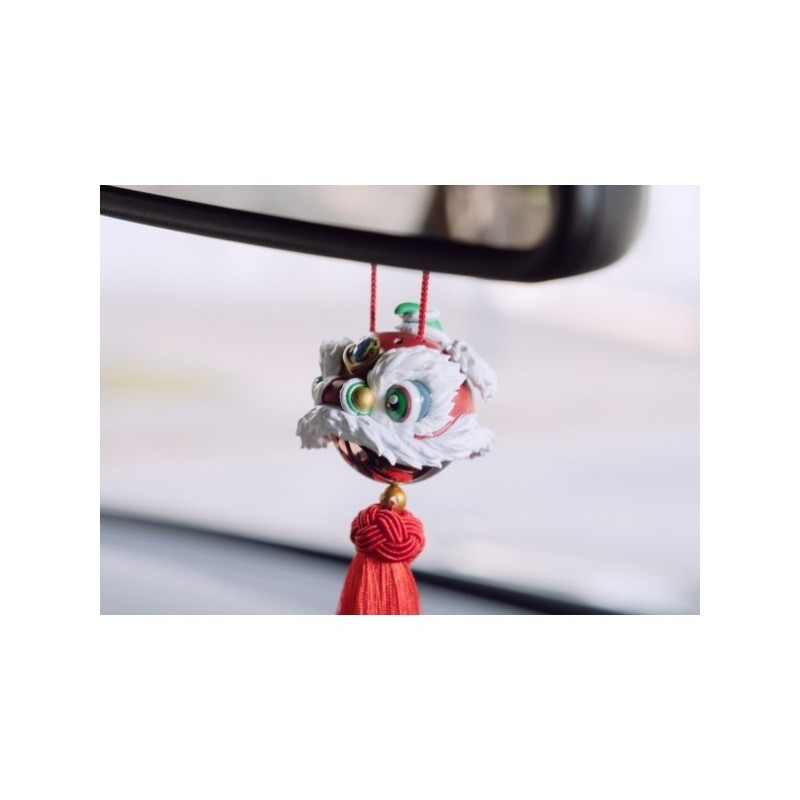Car Lion Dance Lion Head Southern Lion Air Outlet Incense Holder Aromatherapy Incense Beads Pendant